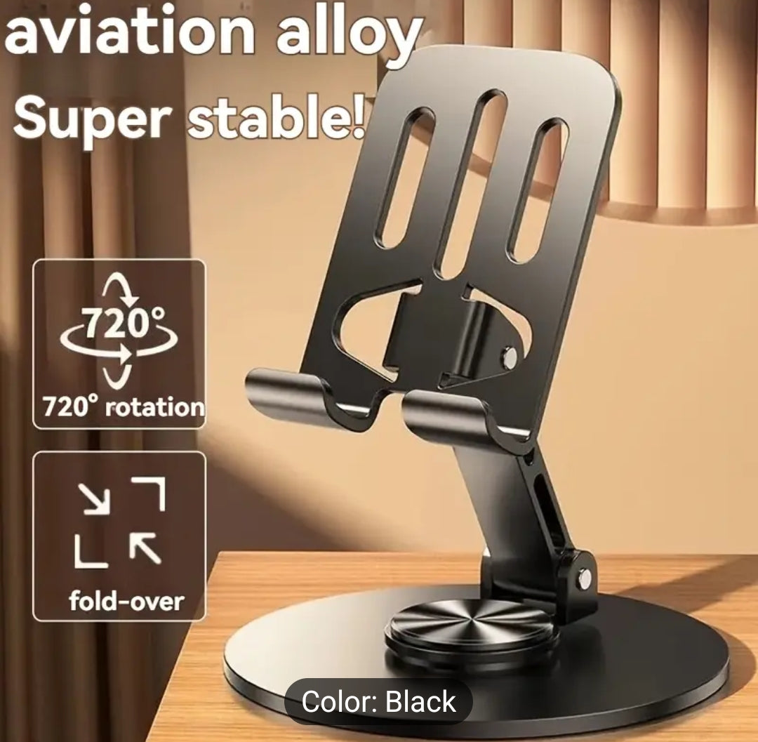 Universal Metal Mobile Phone/Tablet Stand 360 Rotating